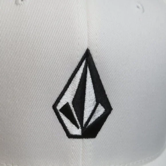 Volcom Mens Full Stone Flexfit Cap L / XL Xfit White New Hat - Picture 3 of 11